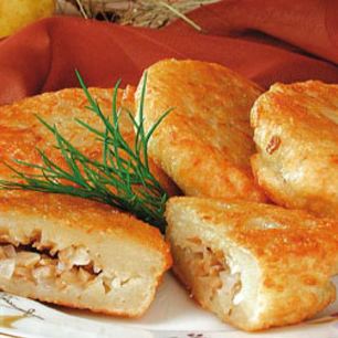 Рецепт Картофельных оладий с грибами