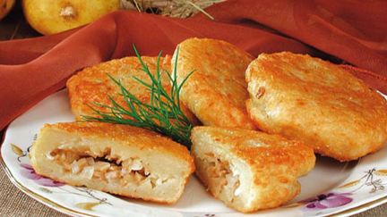 Рецепт Картофельных оладий с грибами