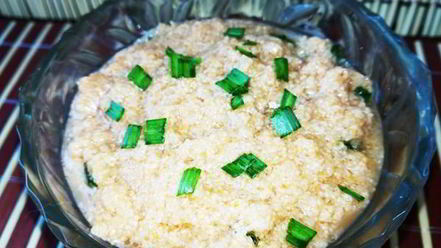 Рецепт картофельных оладий с сазаньей икрой