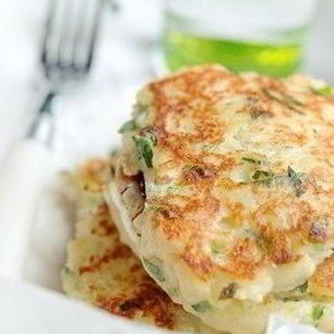 Рецепт Картофельных оладий с сыром