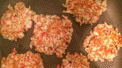 Рецепт Крабовых оладушек