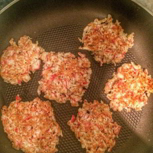 Рецепт Крабовых оладушек