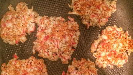 Рецепт Крабовых оладушек