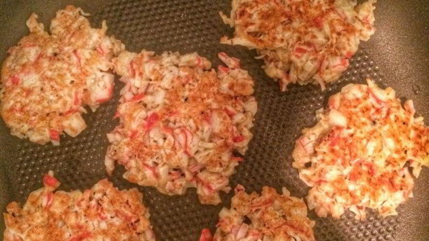 Рецепт крабовых оладушек