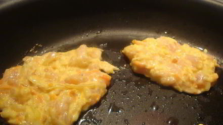 Рецепт куриных оладушек