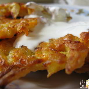 Рецепт Луковых оладий