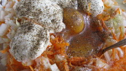 Рецепт луковых оладий