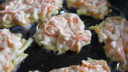 Рецепт луковых оладий