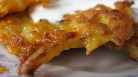 Рецепт луковых оладий