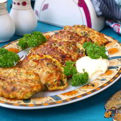 Рецепт Оладий из кабачков с манной крупой