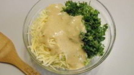 Рецепт оладий из кабачков с сыром