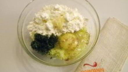 Рецепт оладий из кабачков с творогом