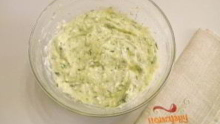 Рецепт оладий из кабачков с творогом