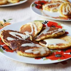 Рецепт Оладий из кукурузной муки на кефире