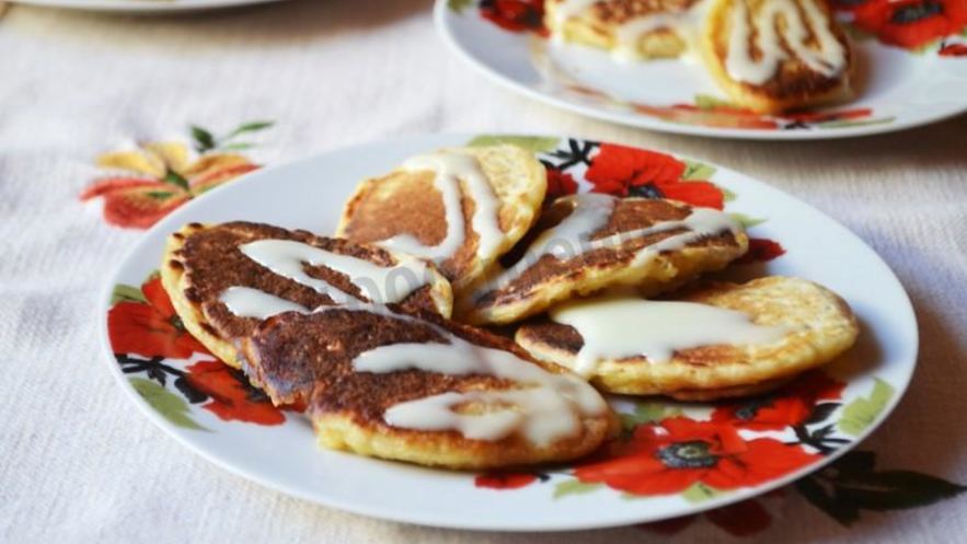 Рецепт оладий из кукурузной муки на кефире