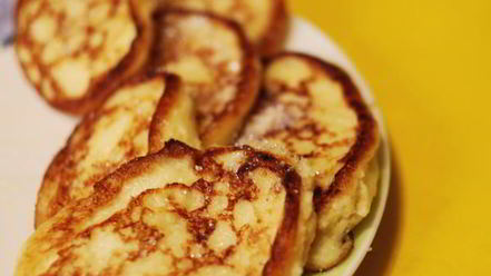 Рецепт оладий из манной крупы