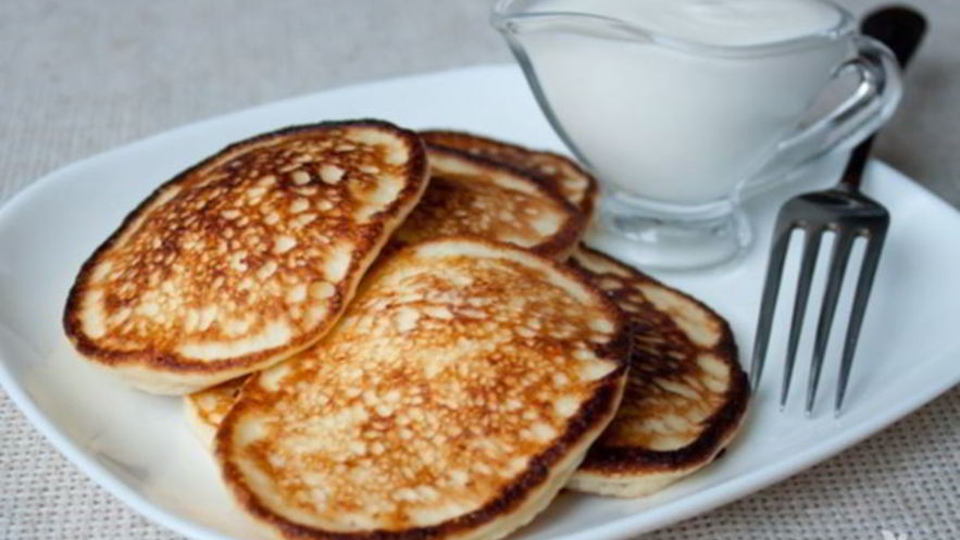 Рецепт оладий из ряженки