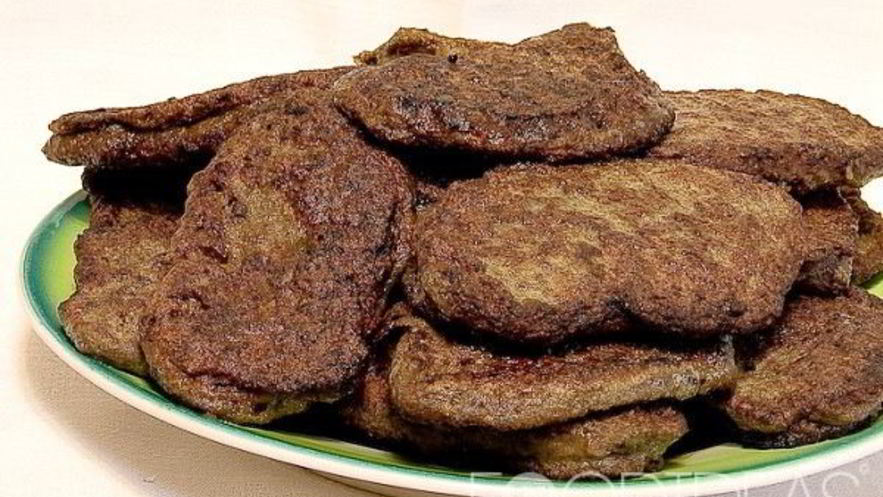 Рецепт оладий из свиной печени