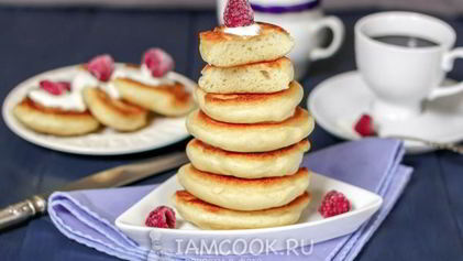 Рецепт Оладий на кефире пышные