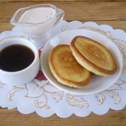 Рецепт Оладий на кефире с яйцами