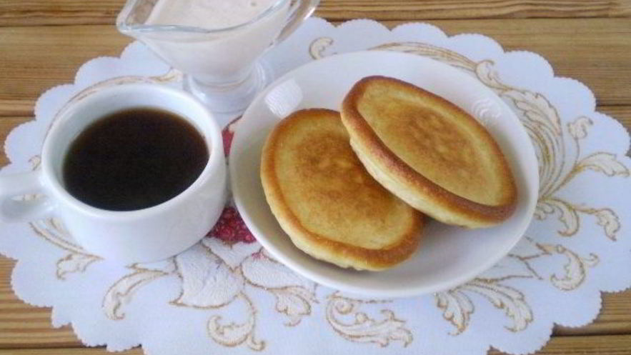 Рецепт оладий на кефире с яйцами