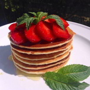 Рецепт Оладий на кефире, жареные без масла