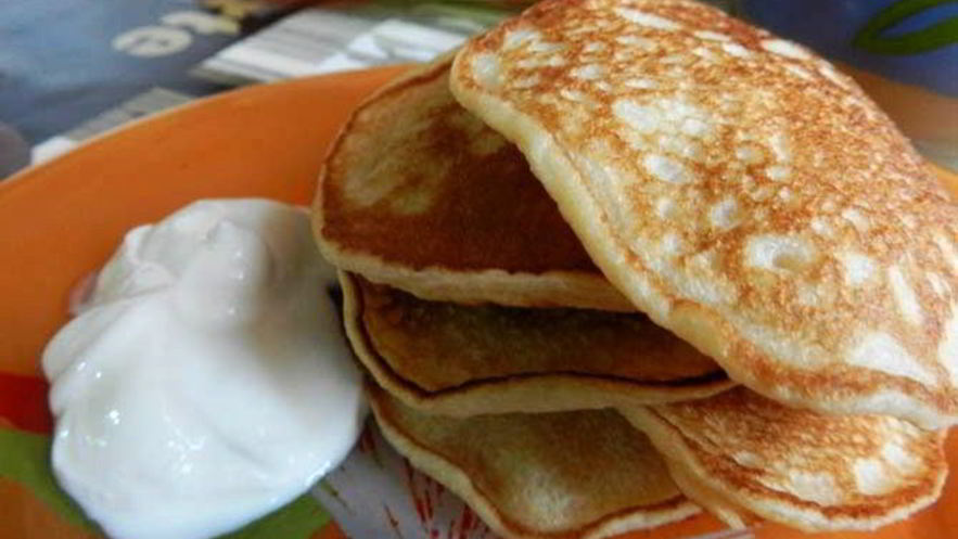 Рецепт оладий на ряженке