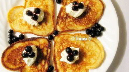 Рецепт оладий по-итальянски с рикоттой и цедрой лимона