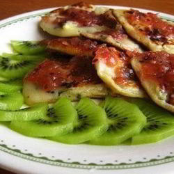 Рецепт Оладий с фруктовыми мордочками для детей