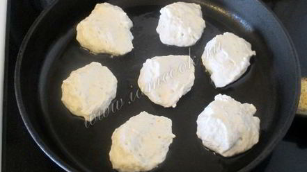 Рецепт оладий с кабачками кружками