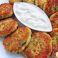 Рецепт Овощных оладий с мясом