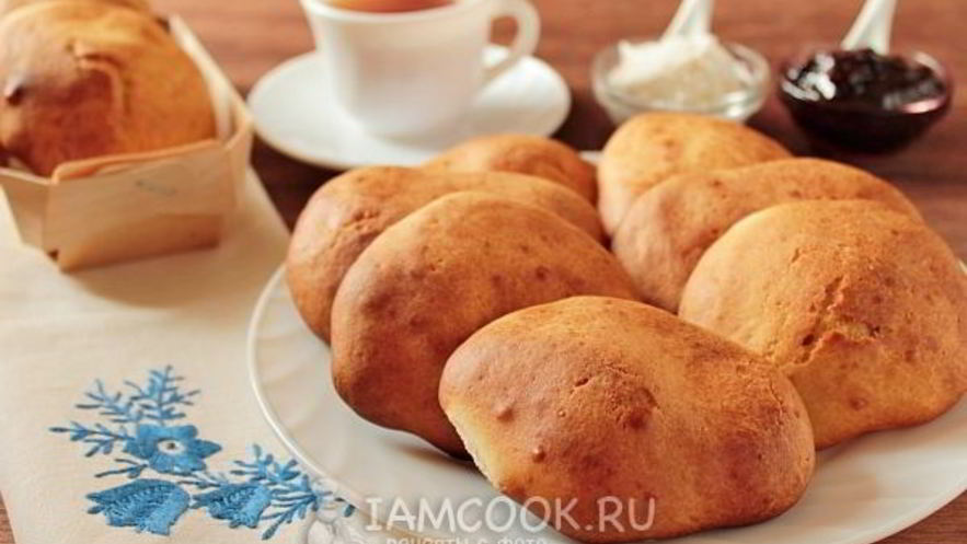 Рецепт пышных оладий на кефире в духовке