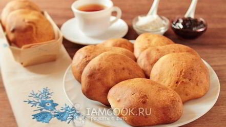 Рецепт пышных оладий на кефире в духовке