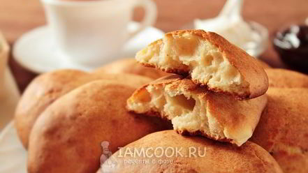 Рецепт пышных оладий на кефире в духовке