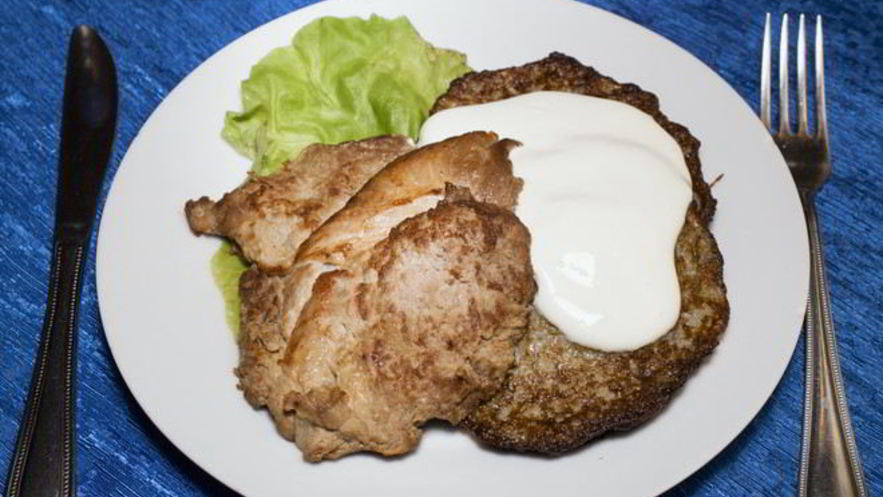 Рецепт свиных оладий