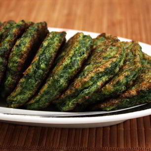 Рецепт Зеленых оладий из шпината и брокколи