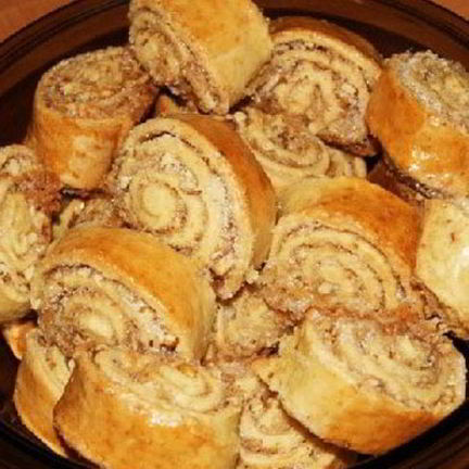 Рецепт Ореховых рулетов Кода