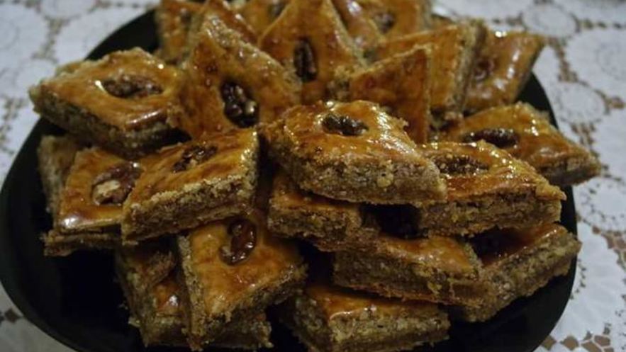 Рецепт пахлавы с грецкими орехами и медом