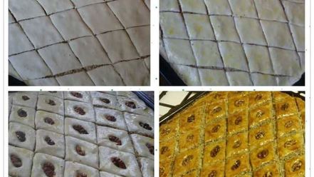 Рецепт пахлавы с грецкими орехами и медом