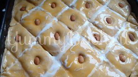 Рецепт пахлавы с миндалем