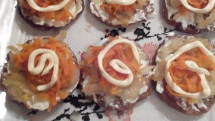 Рецепт печеночных слоек