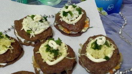 Рецепт печеночных слоек