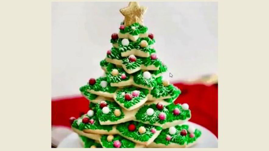 Рецепт имбирной новогодней елочки из печенья