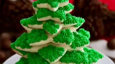 Рецепт имбирной новогодней елочки из печенья