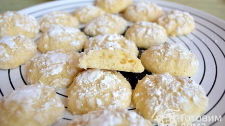 Рецепт лимонно-кокосового печенье
