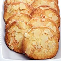 Лимонное печенье с миндалем