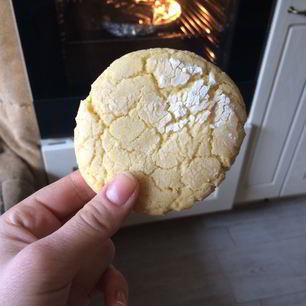 Рецепт Лимонного печенья с трещинками