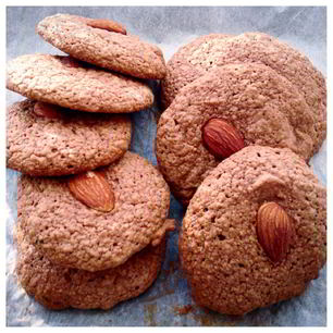 Рецепт Миндально-овсянного печенье