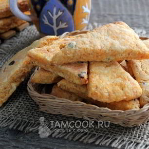 Рецепт Морковного печенья с изюмом