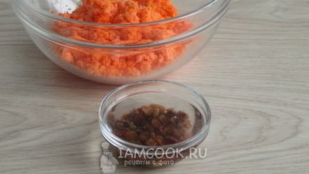 Рецепт морковного печенья с изюмом